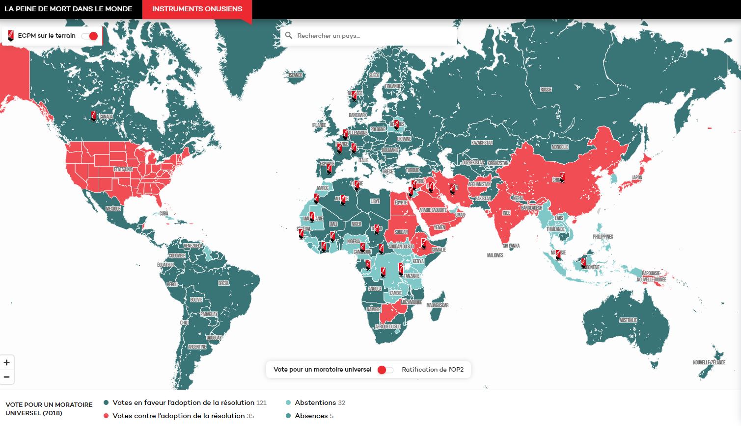 Map of the world