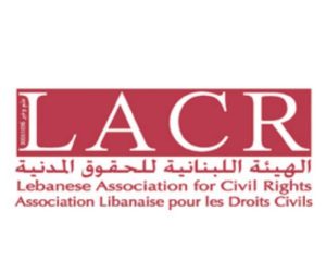 Logo LACR (Association Libanaise pour les Droits Civils)